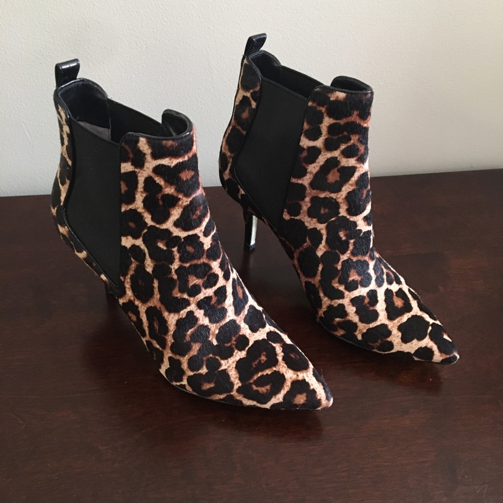 Michael Kors Leopard Print Boots